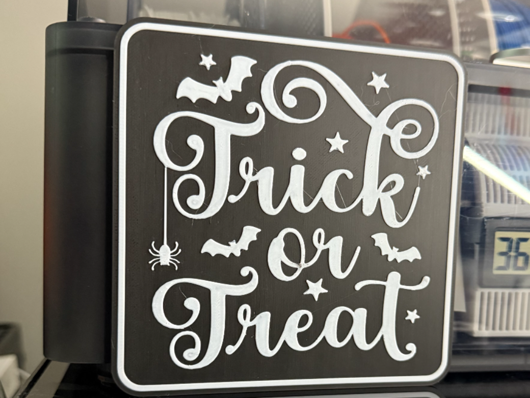 TRICK OR TREAT DOOR SIGN