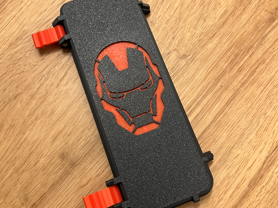 Rugged Pinecil/TS100/TS80/TS101 Case lid Iron Man