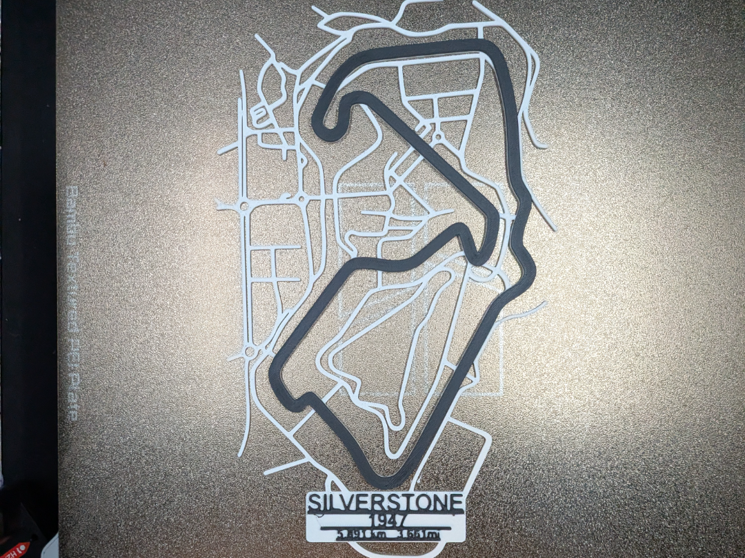 Silverstone circuit f1 track surrounding roads