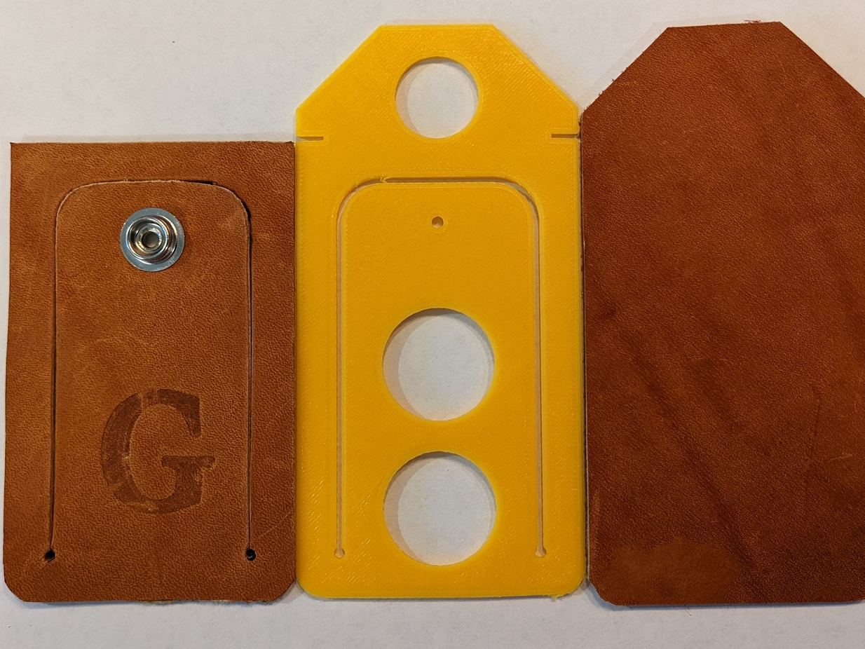 Luggage Tag Templates for Leatherworking