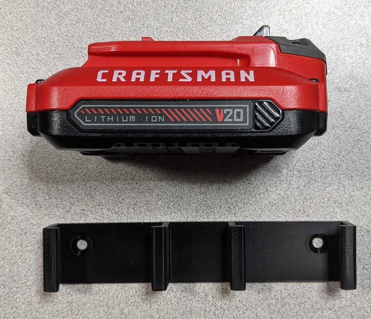 Craftsman V20 1-4 Battery Non-Latching Holders