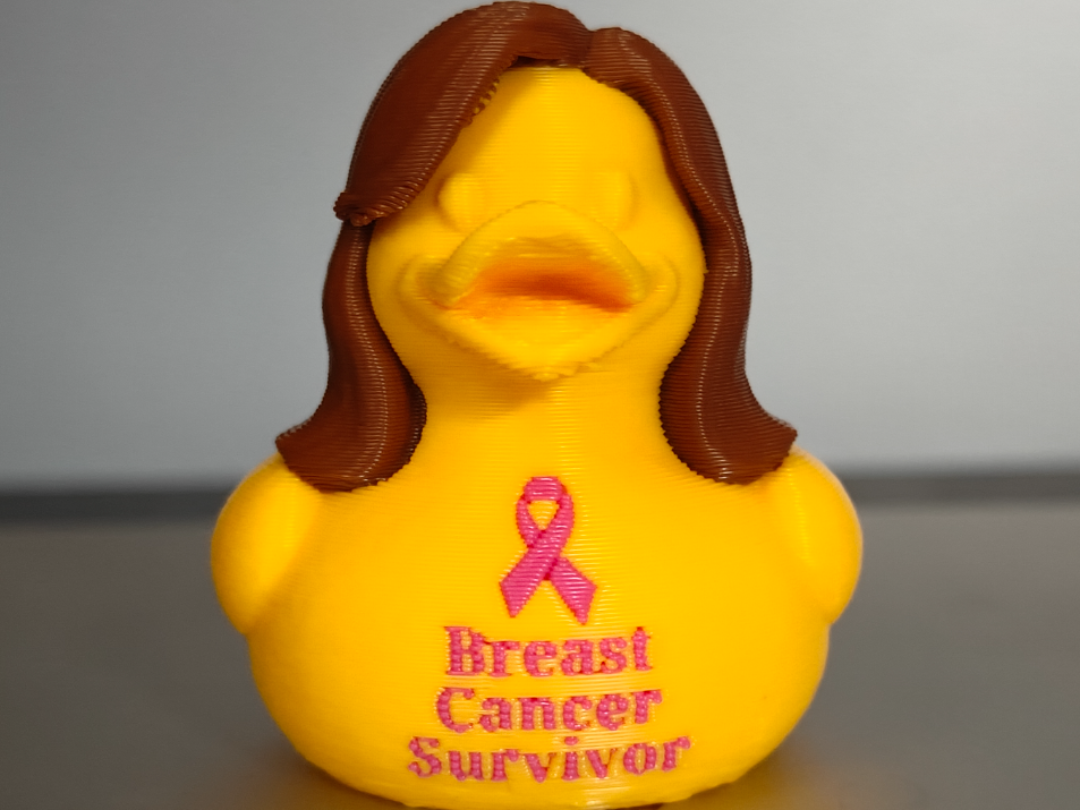 Breast Cancer Survivor Duck