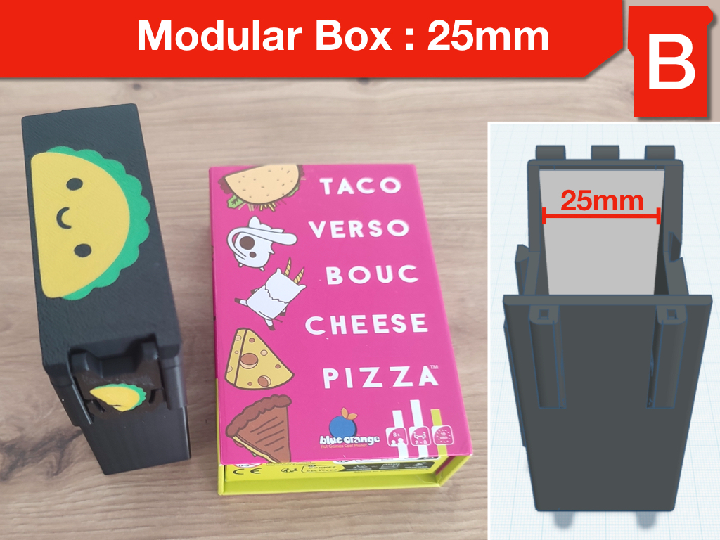 Modular Game Boxes B - 25mm