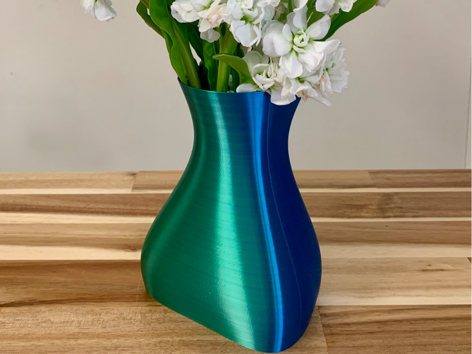 PLA Silk Freeform Vase