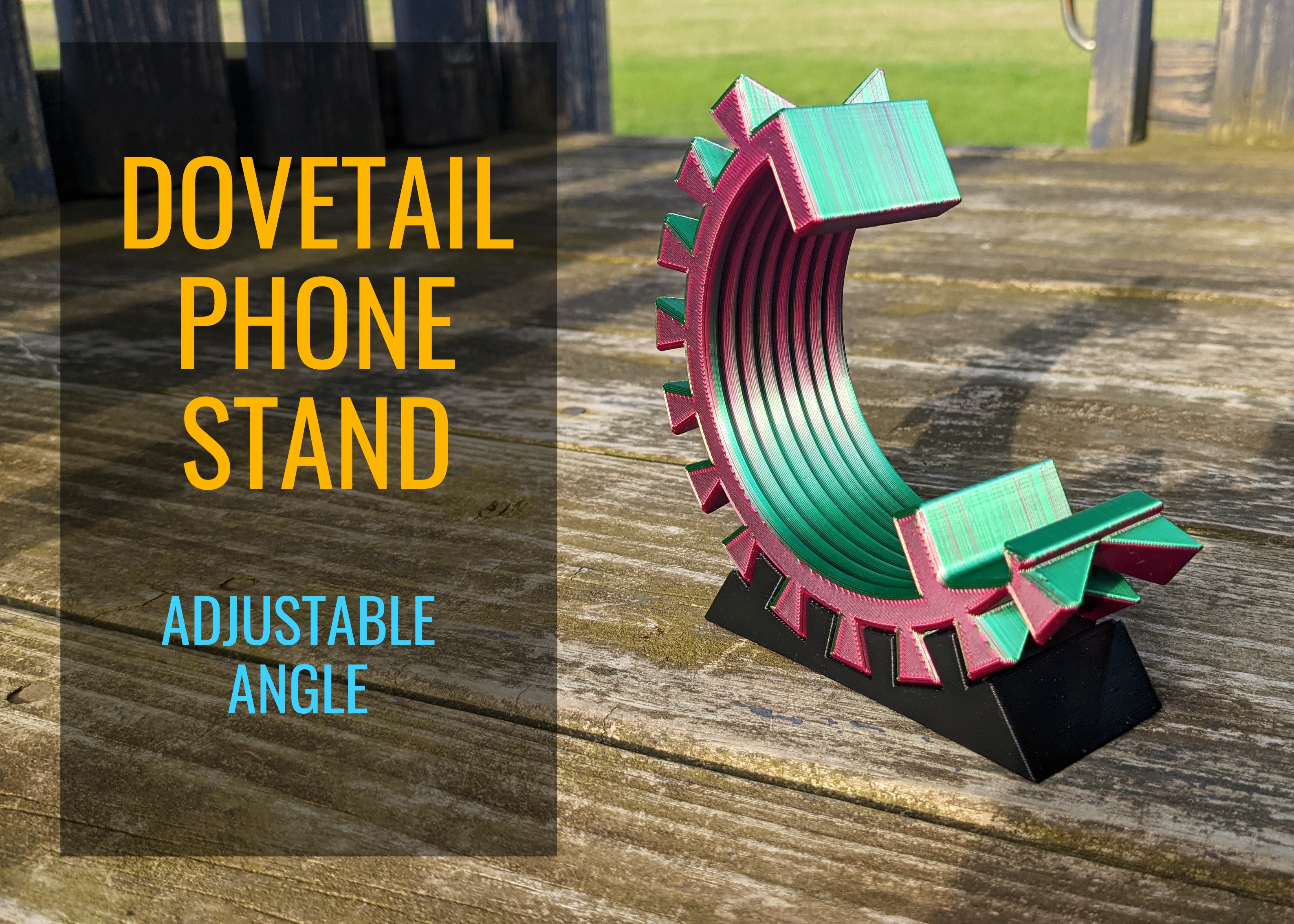 Dovetail Phone Stand