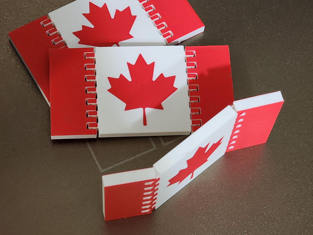 Canada Day themed toy: Canadian Flag Articulated