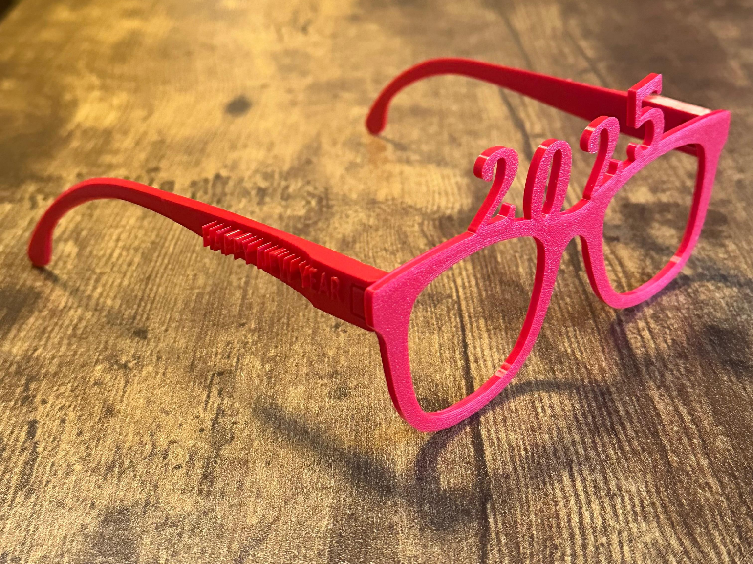 Glasses new year 2025