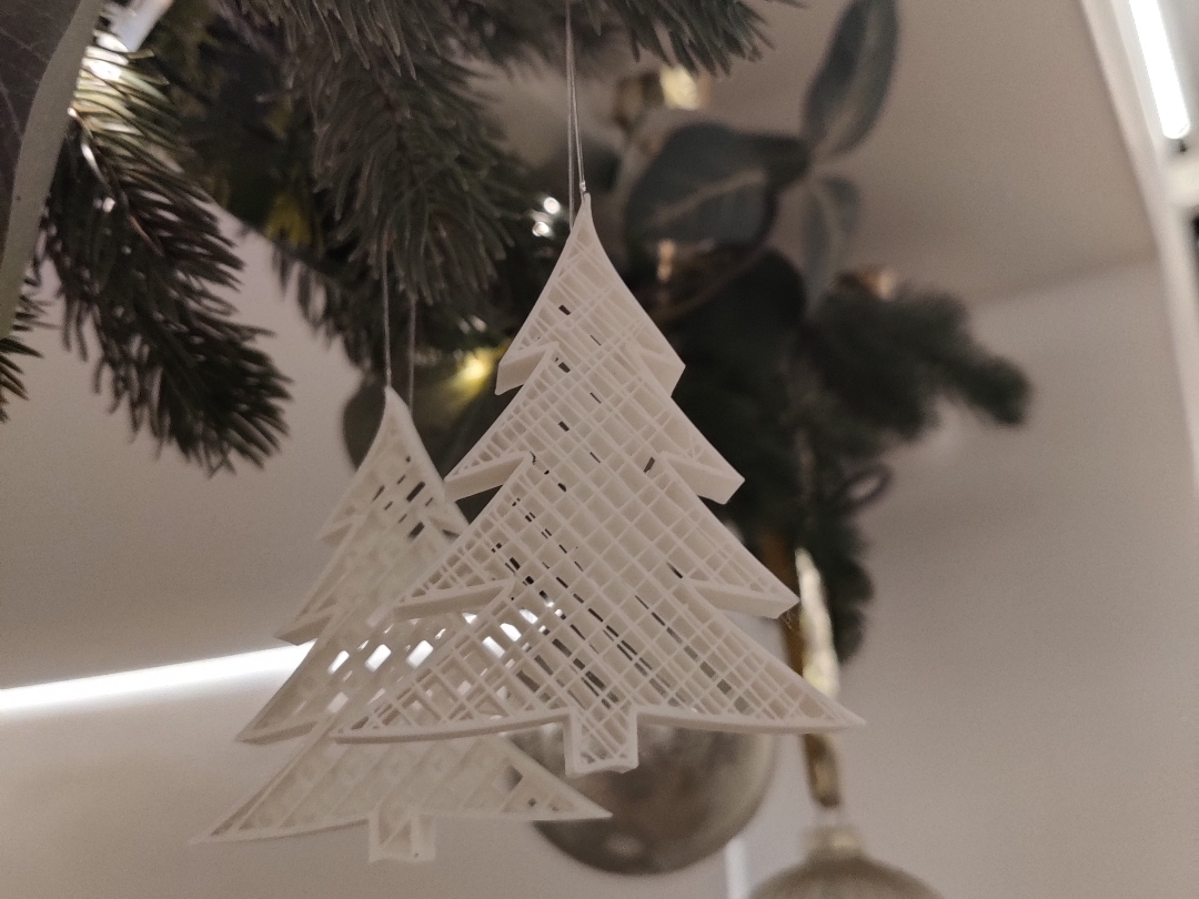Weihnachtsbaumdeko - Weihnachtsbaum Silhouette