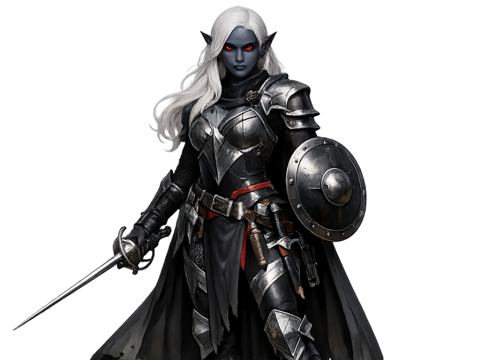 Ellithae - Drow Paladin