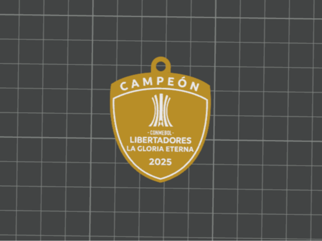 Llavero Flamengo Parche campeon Copa Libertadores