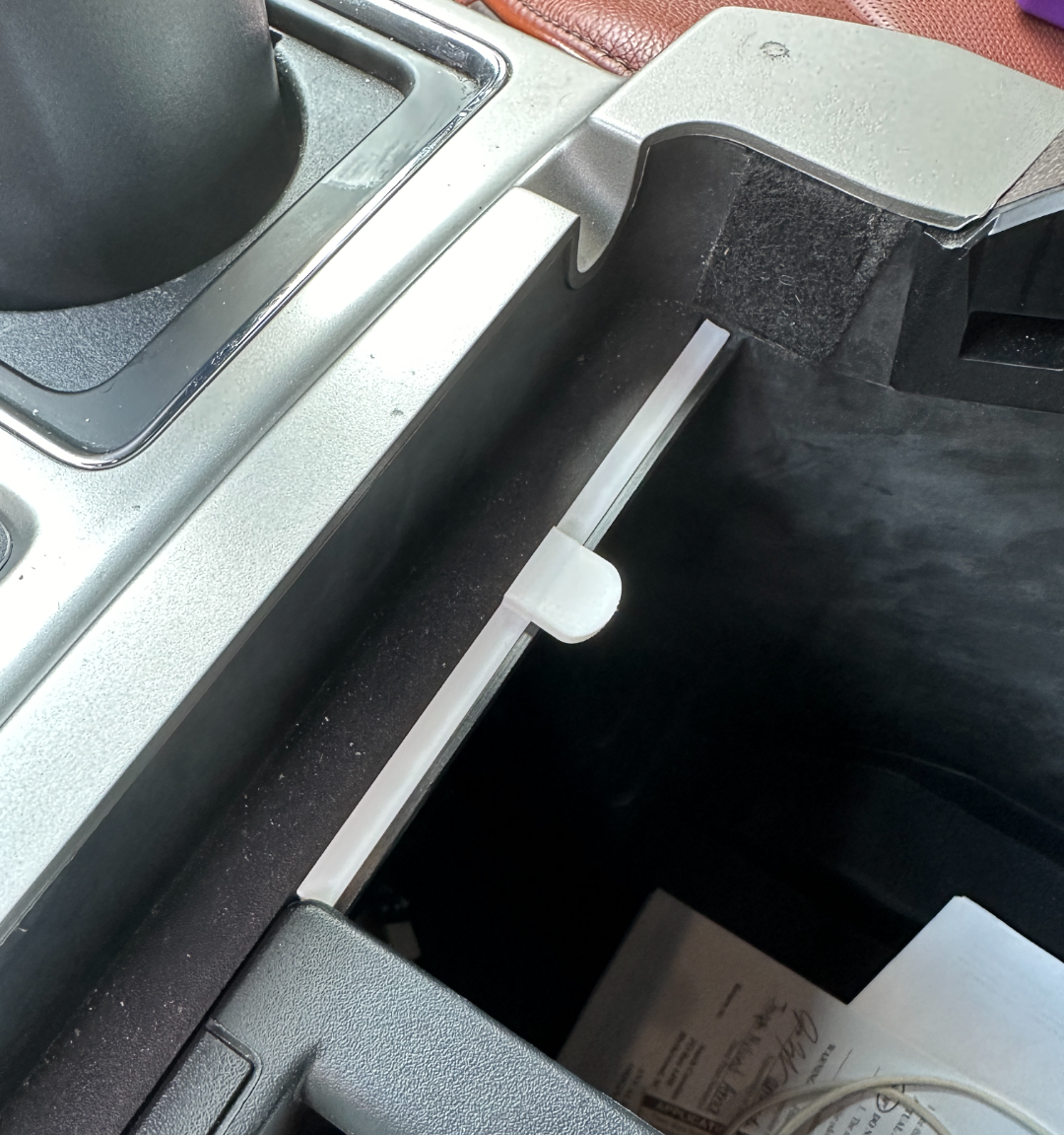 F-150 Coin Tray Blocker