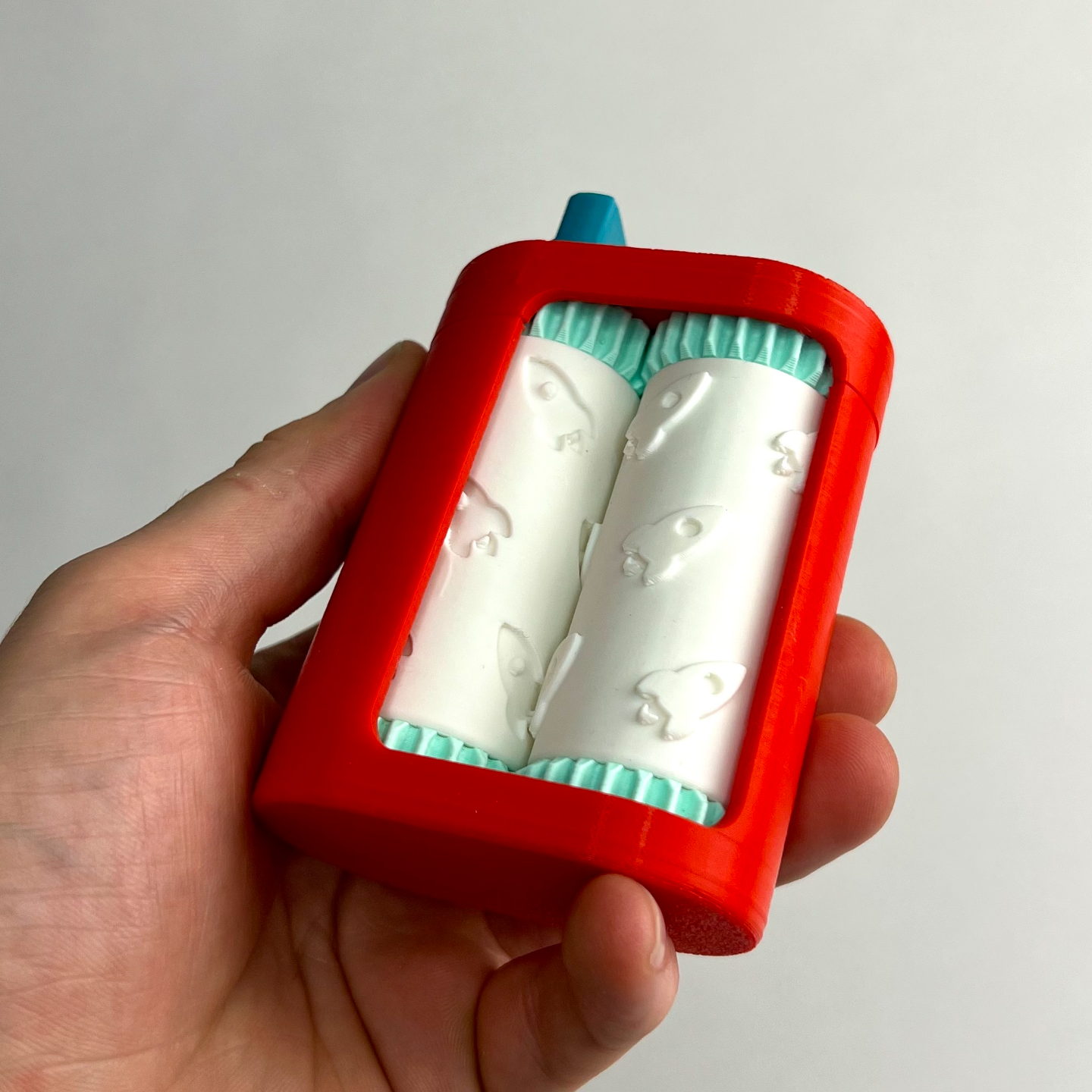 Rocket pattern - Business Card Embosser Rollers