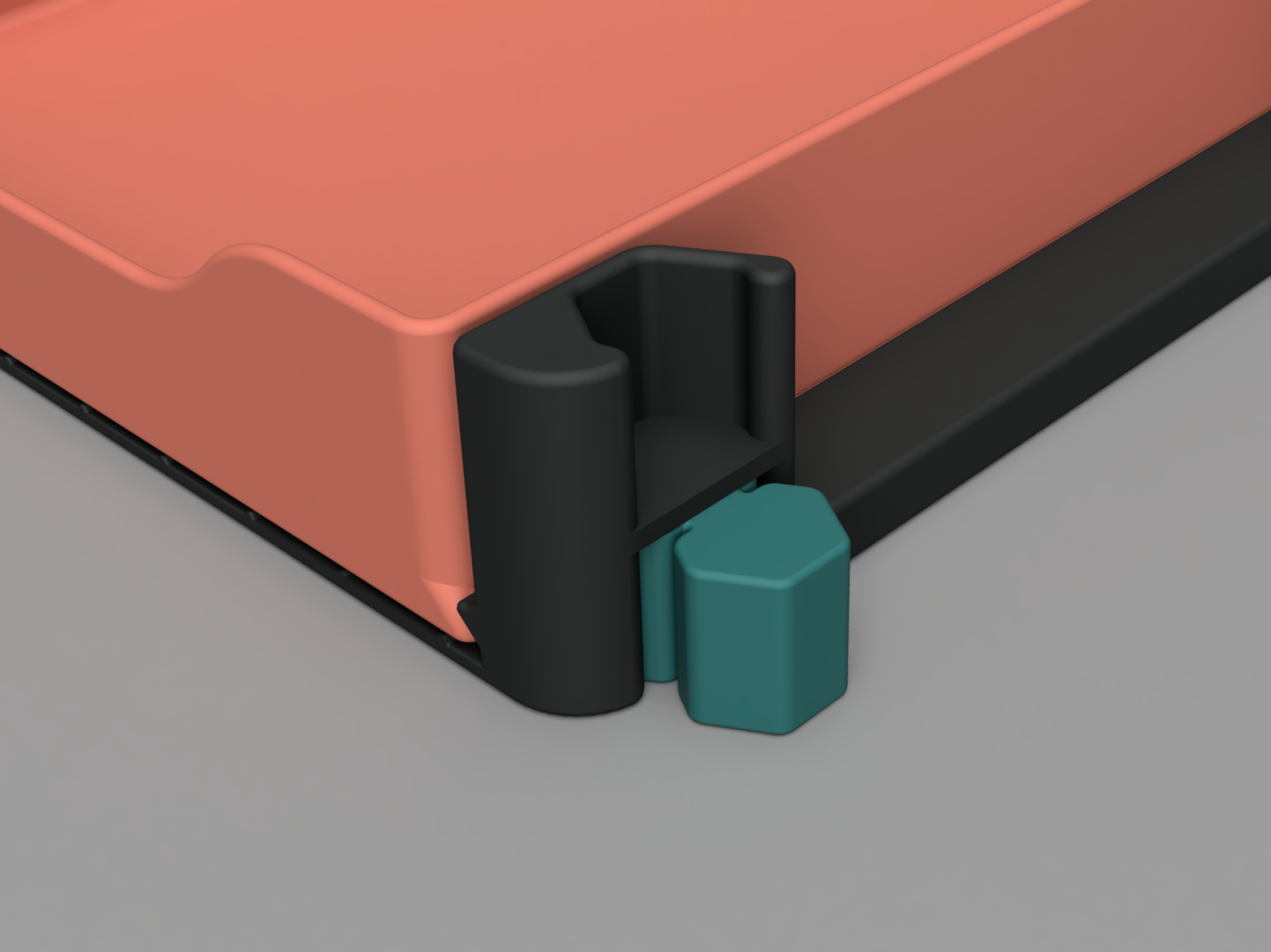 Boxes connection (Stackable Storage Box System)