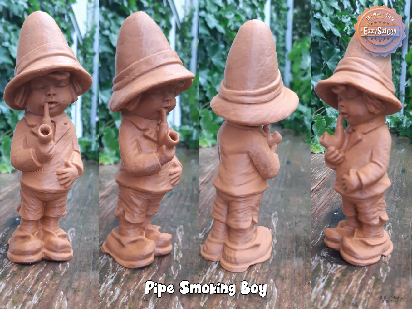Pipe Smoking Boy
