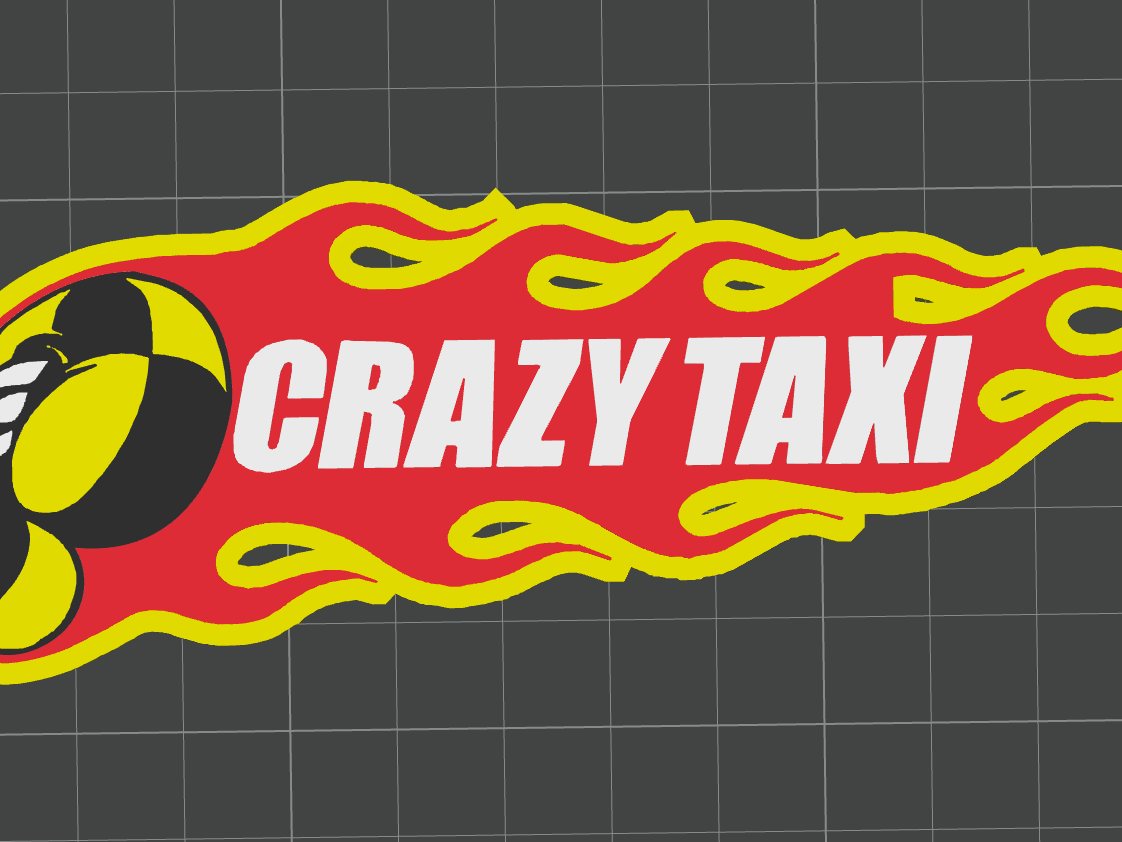 Crazy Taxi Car Ornament