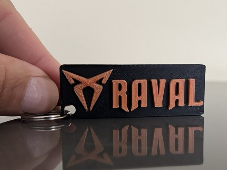 Cupra Raval keychain