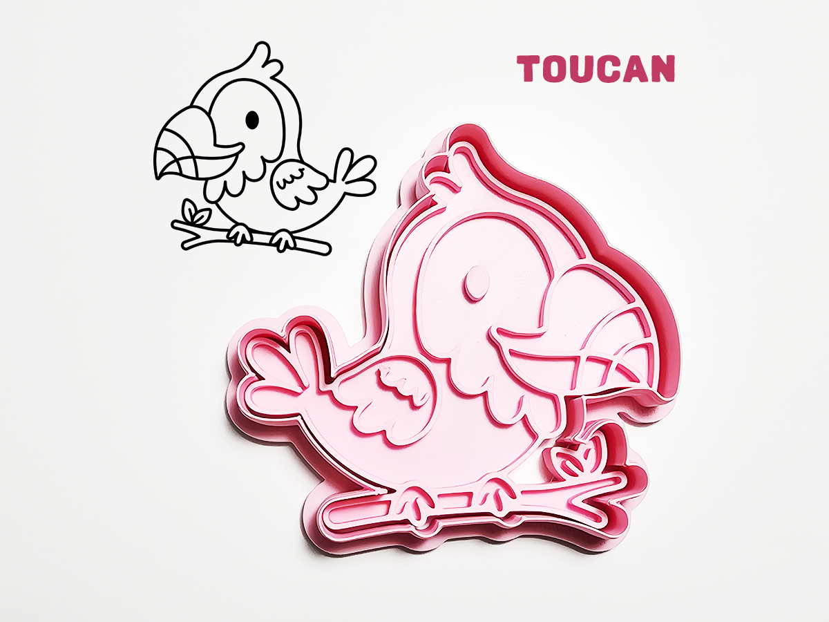 Toucan Cookie Cutter / Stamp