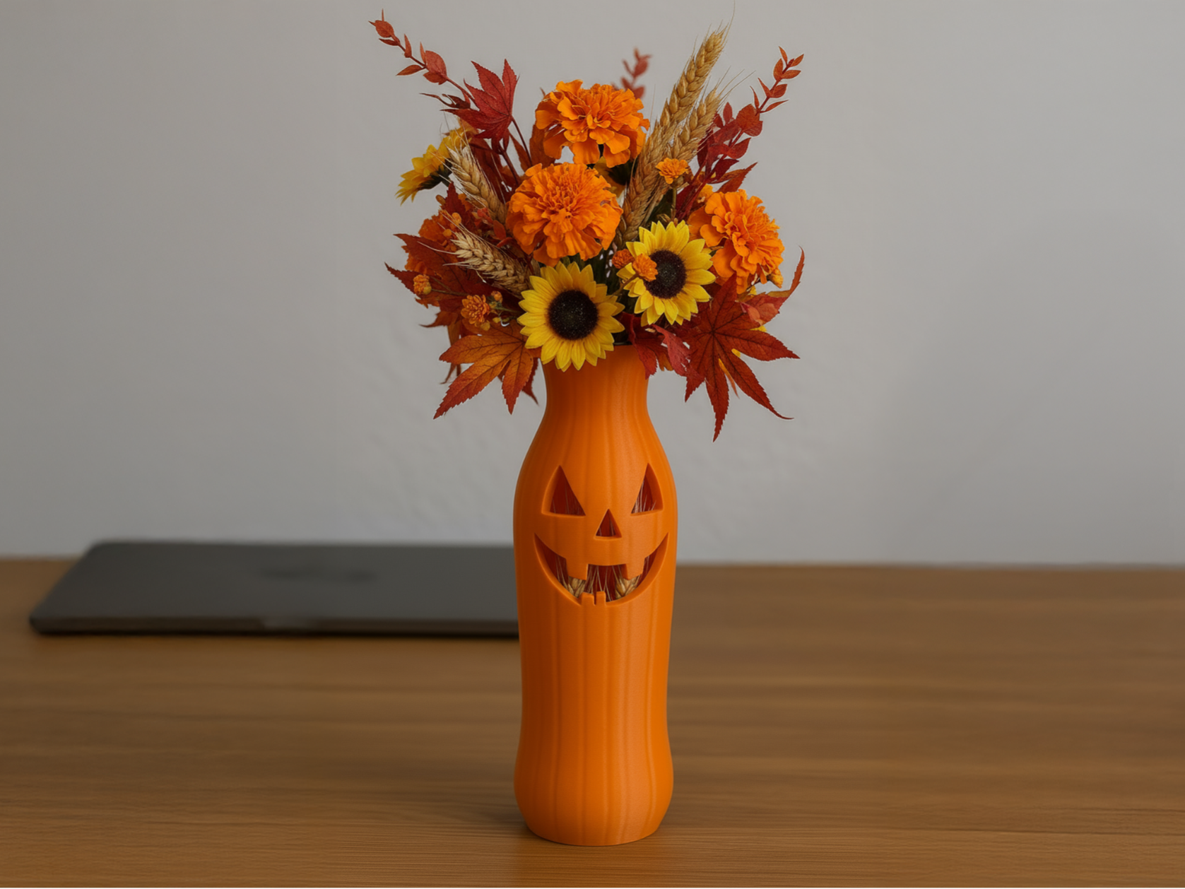 Pumpkin Style Vase – 3D Halloween Decoration