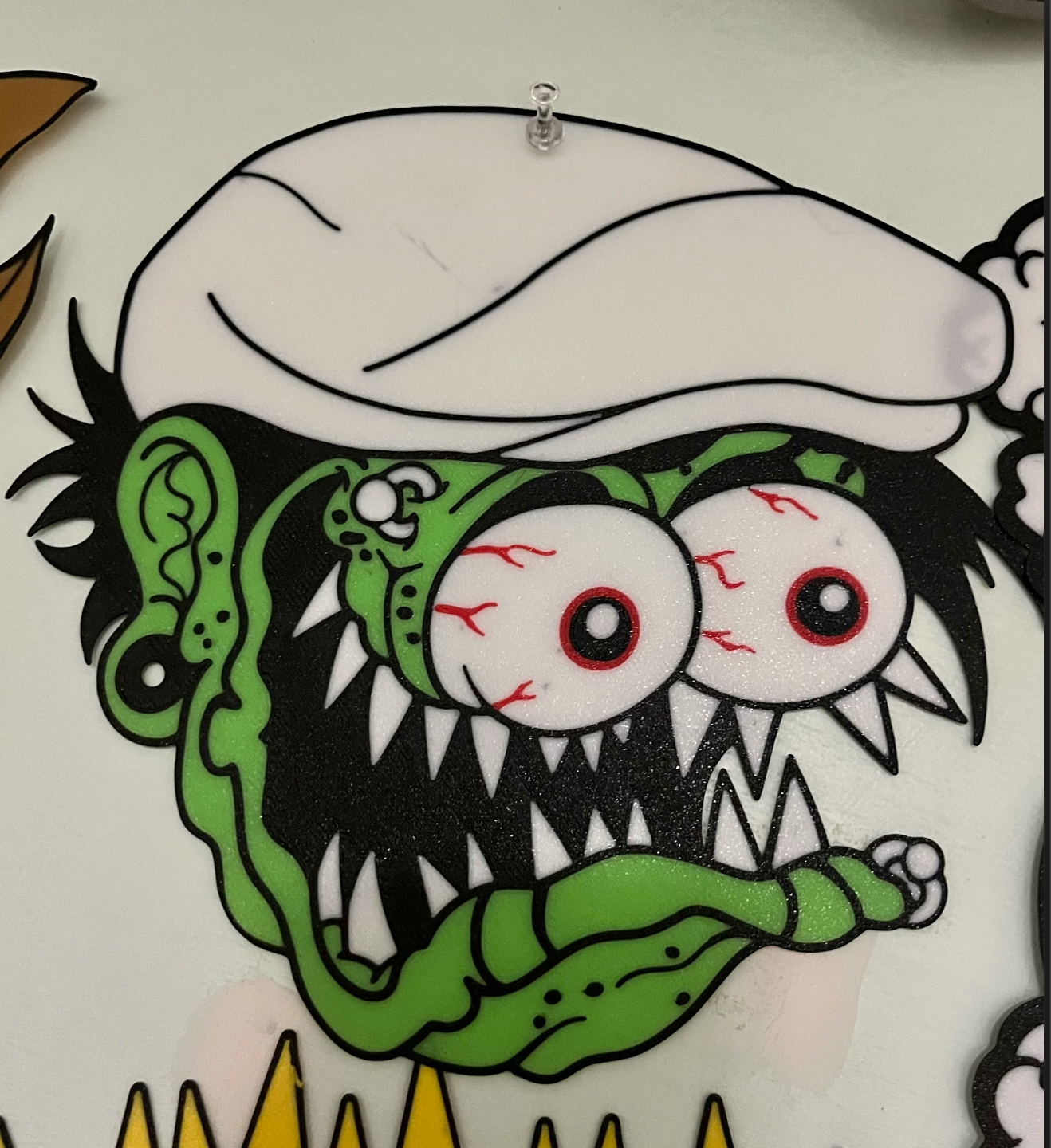 Monster art CRAZY GOLFER