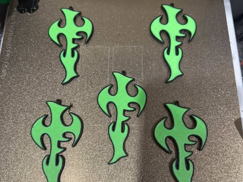 jeff hardy TNA logo keychain