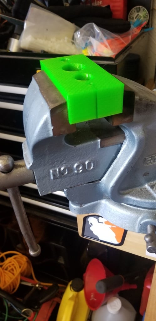 3.5" Soft vice jaws - Round holes