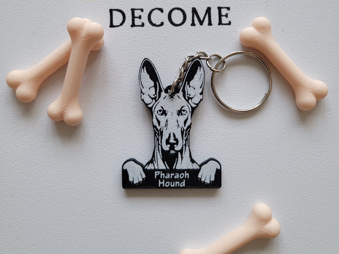 Pharaoh Hound Keychain