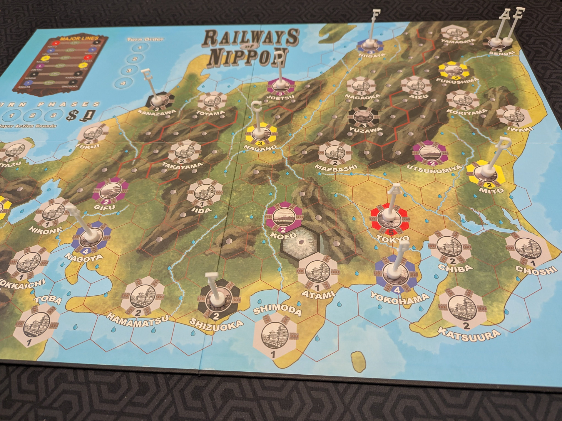 Railways of the World - Major Lines Letter Markers