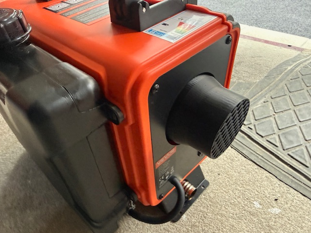 Diesel heater inlet reducer.