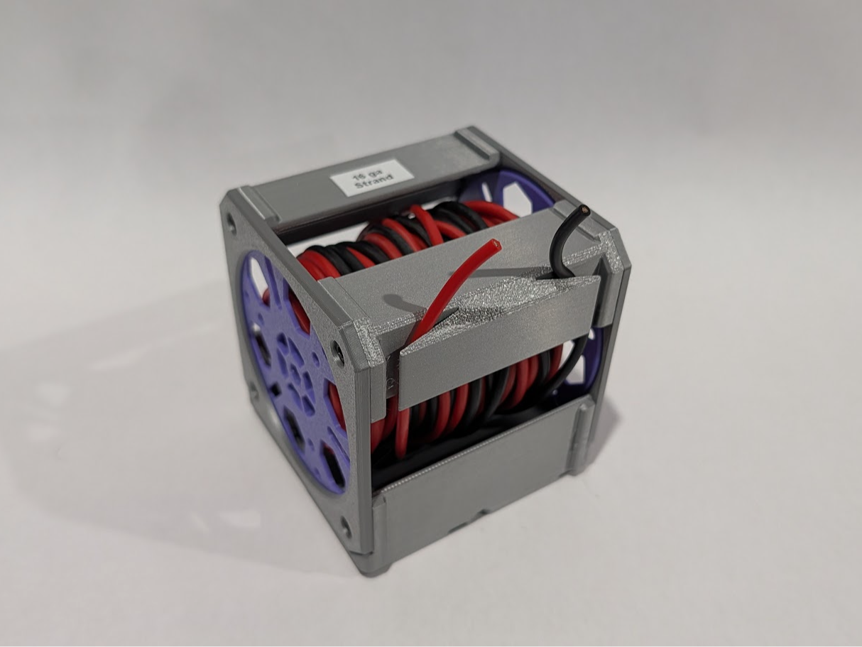 Double Cable/Wire Spool Holder for Gridfinity