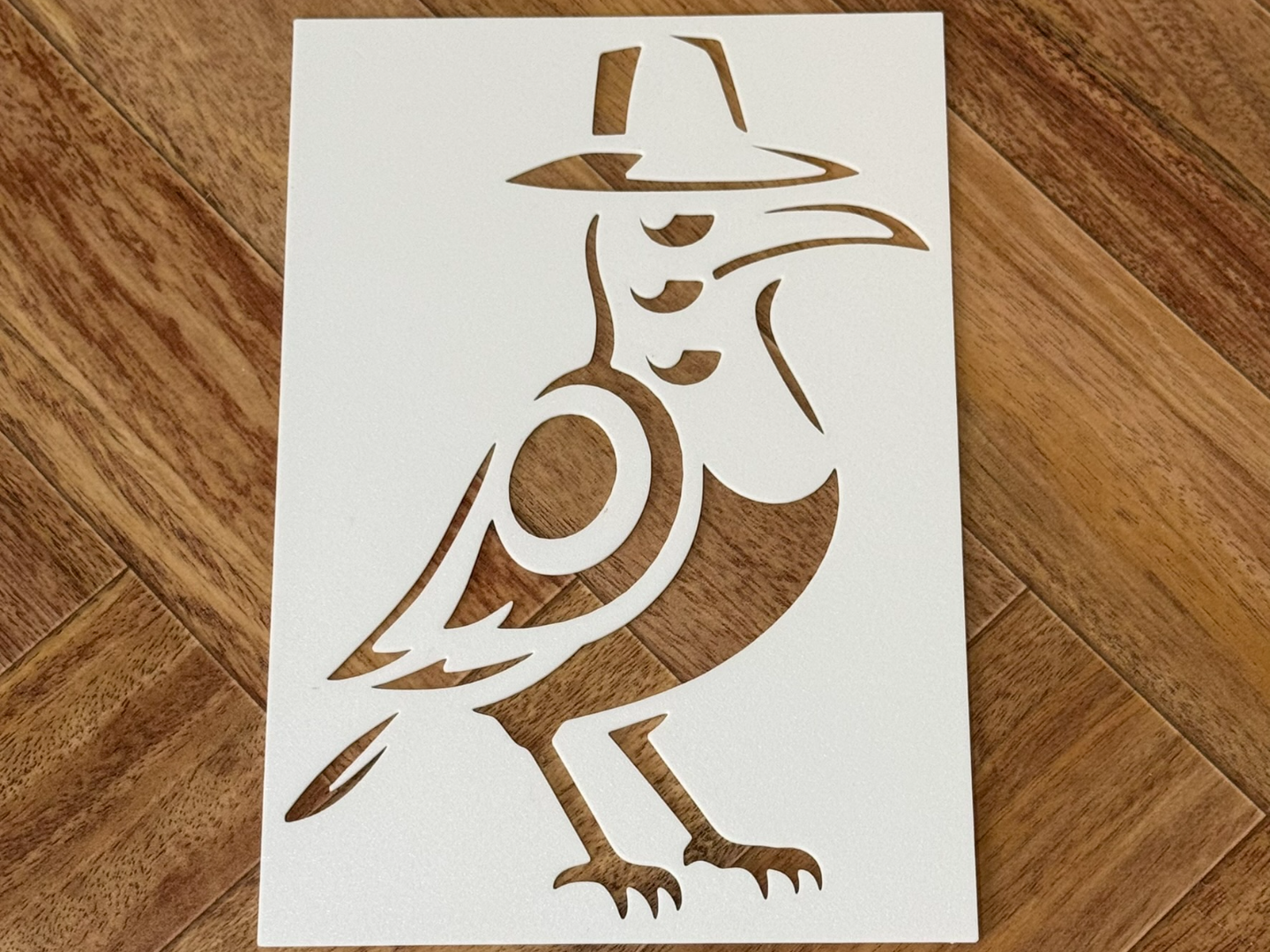 K-Pop Demon Hunters Magpie Pumpkin Craft Stencil