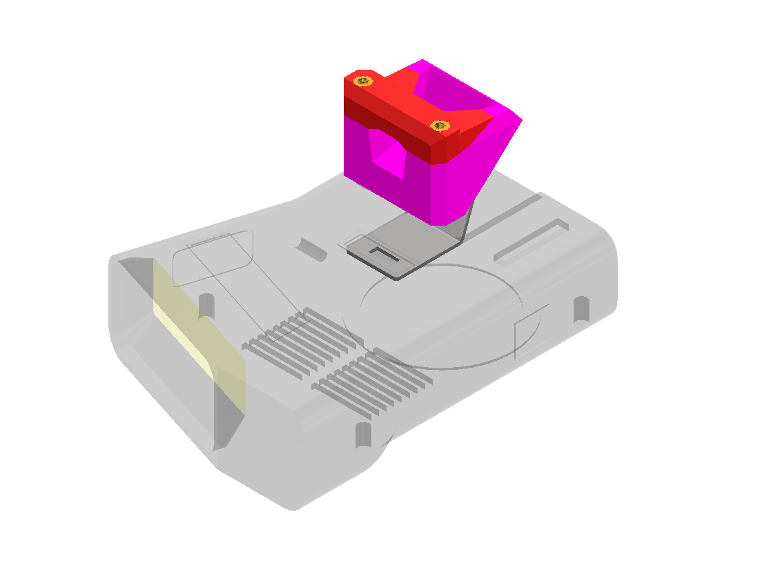 CYBERTRUCK MIRROR TO UNIDEN RADAR DETECTOR ADAPTER