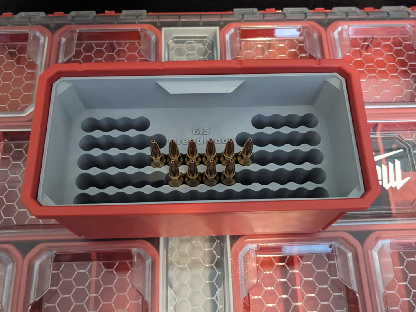 Long 6.5 creedmoor Insert For Packout Organizer