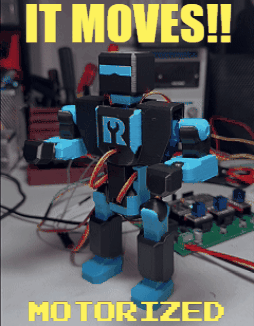 Motorized Mech Robot (SG90, MG90, 9G Servo)