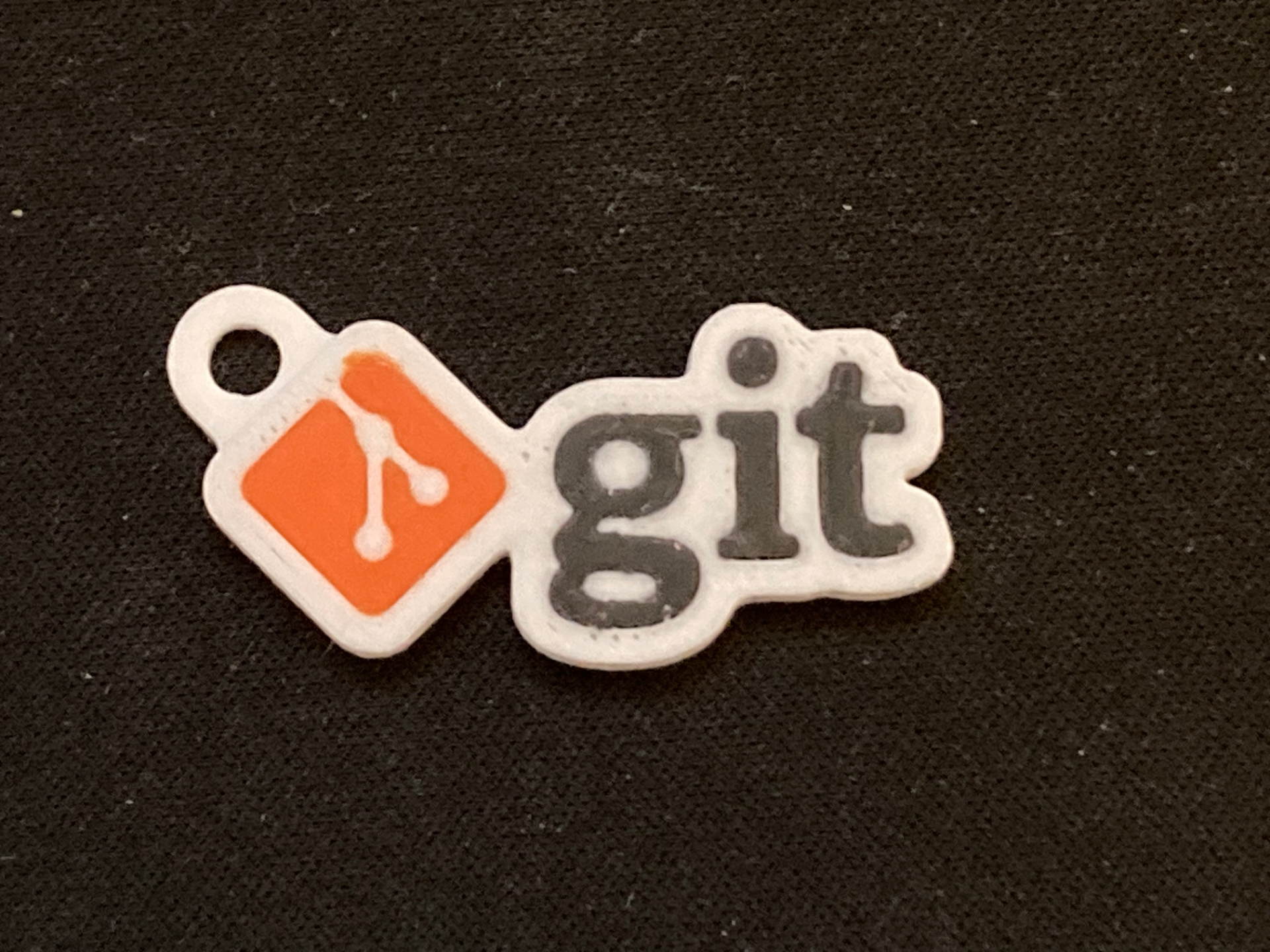 Git Logo Mini Keychain