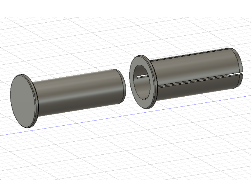Ø 20mm x 50mm Steckverbinder
