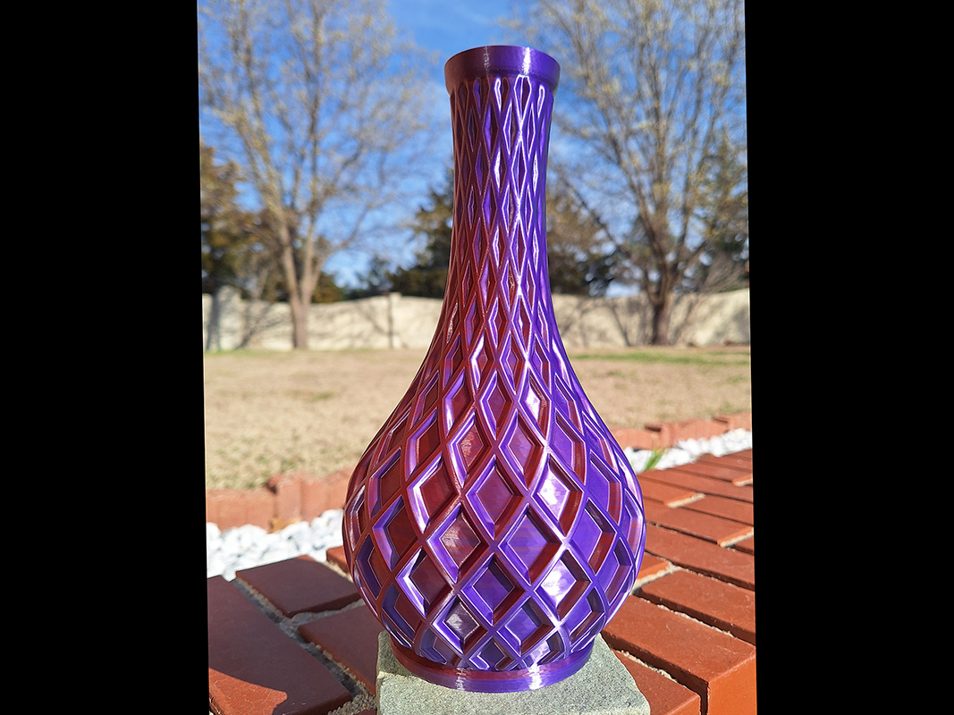 Double Spiral Vase