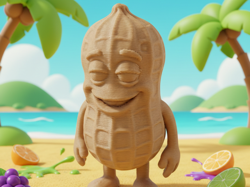 Cacahuète est bien dans sa coque !