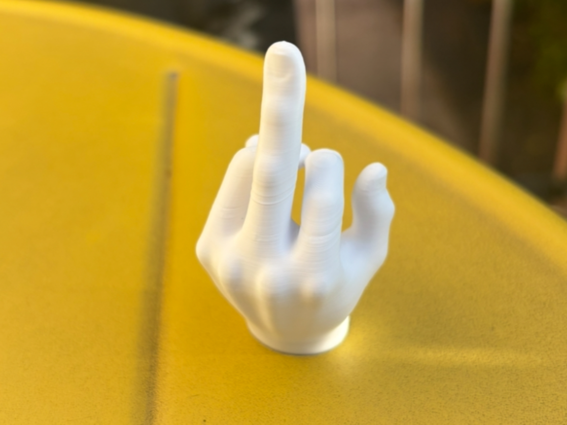 Middle finger - FAST PRINT ONLY 7G