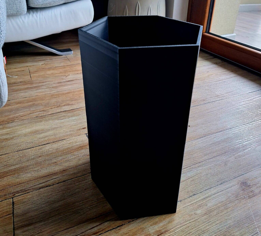 Large trash can basket for material waste CESTINO