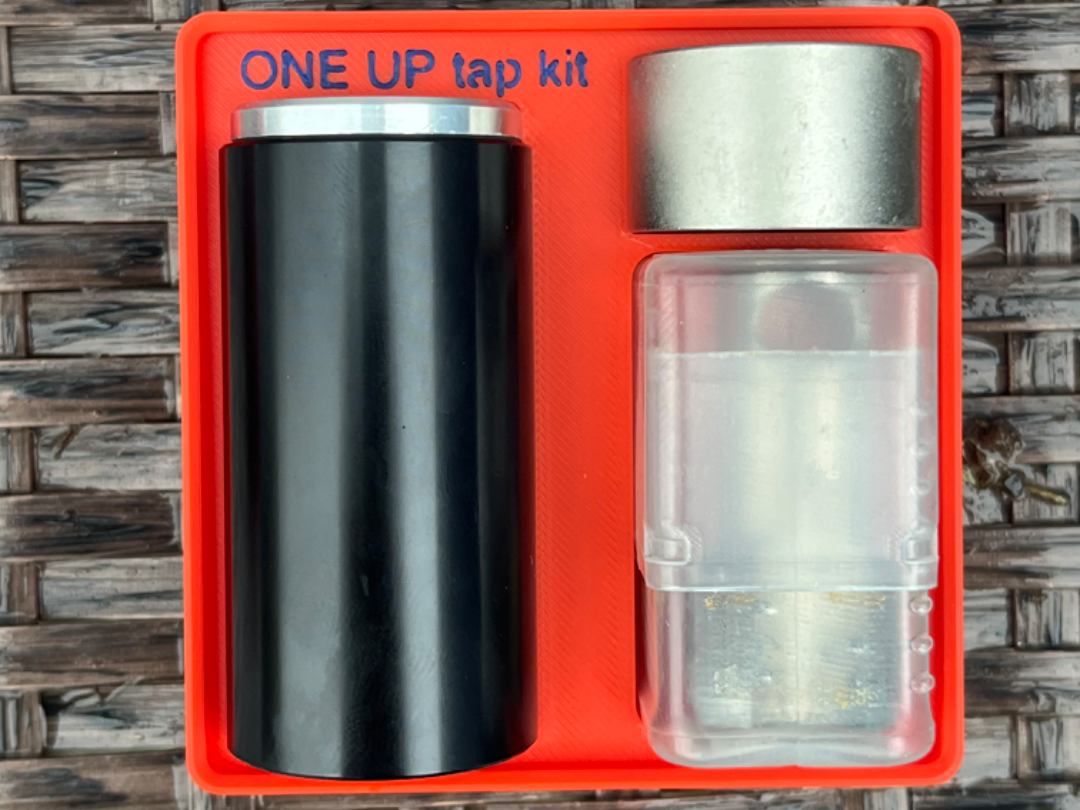 One up components EDC fork tap kit gridfinity box