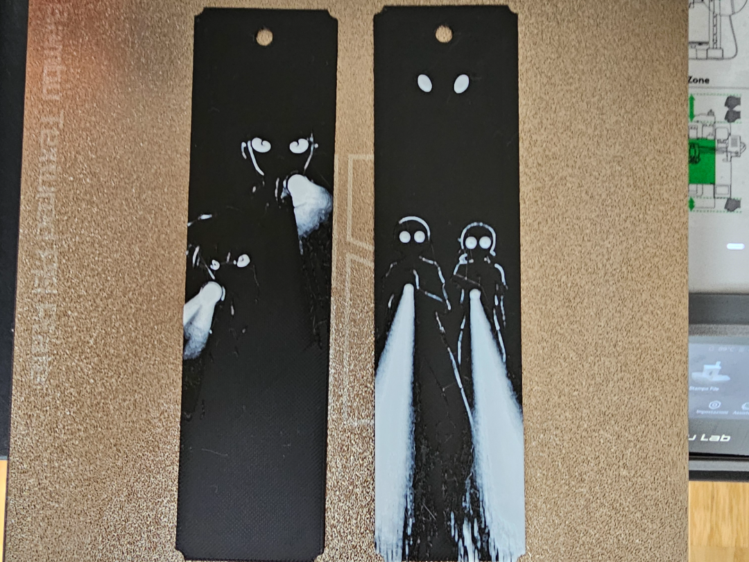 Lights in the dark bookmark