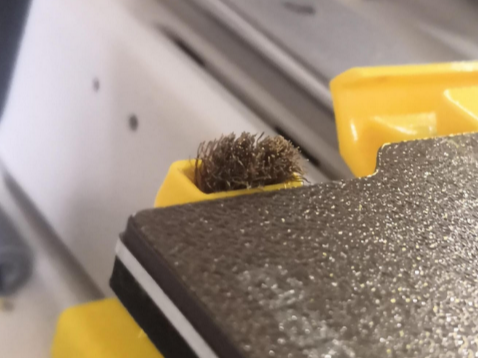 A1 mini brass brush (silicone pad alternative)