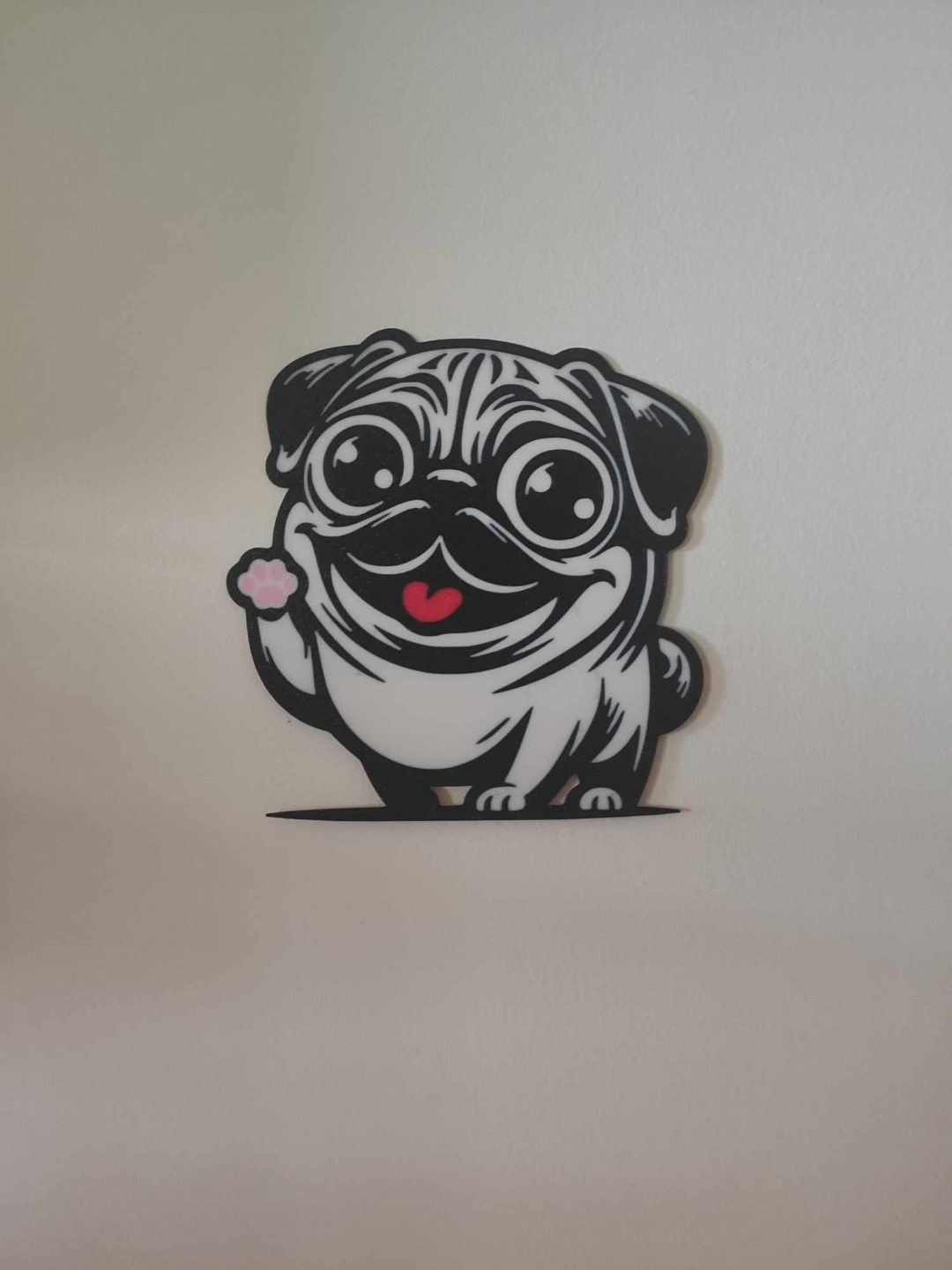 Wall decor pug