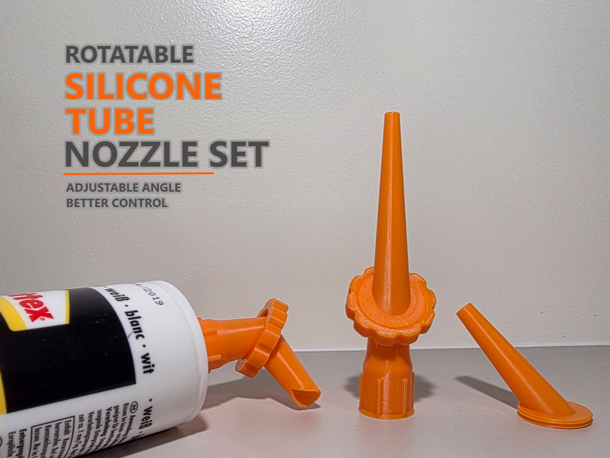 Rotatable Silicone Tube Nozzle Set