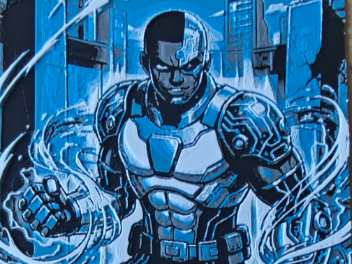 Cyborg Teen Titan (Hueforge)