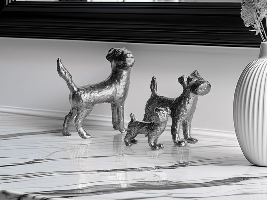 Cute Dog Sculptures