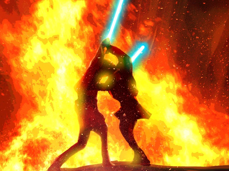 Star Wars - Battle of Mustafar Hueforge 200x200