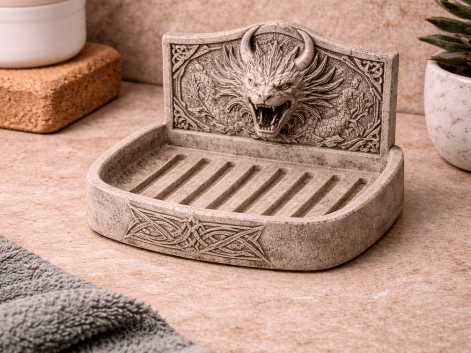 Dragon Soap Dish – Fantasy Bathroom Organizer
