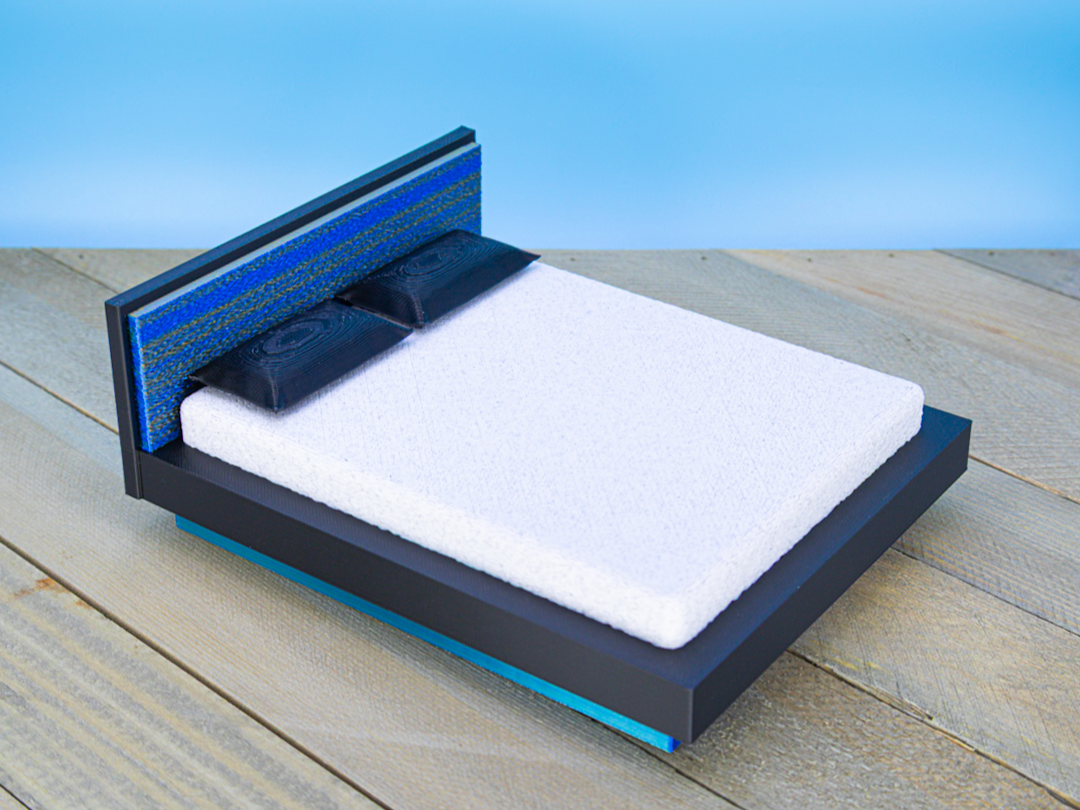 The Bed | Modern Miniature Queen Bed