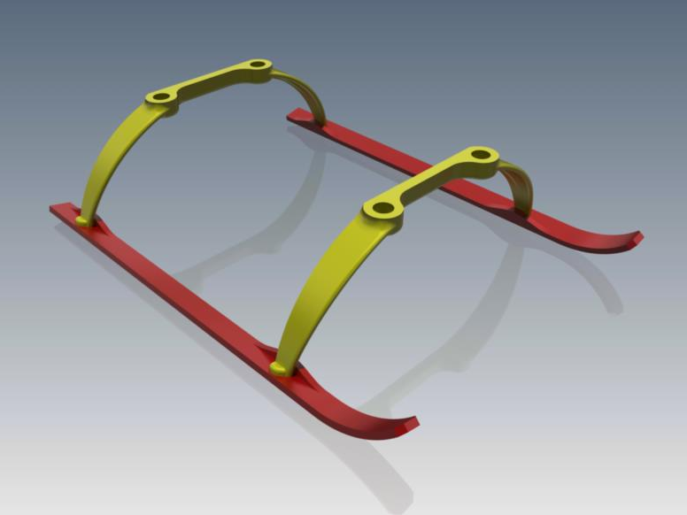 Blade 130 S landing skid